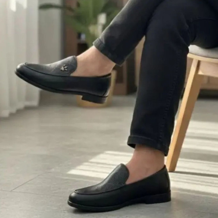 کفش کالج مردانه مدل سوزنی ساعتی