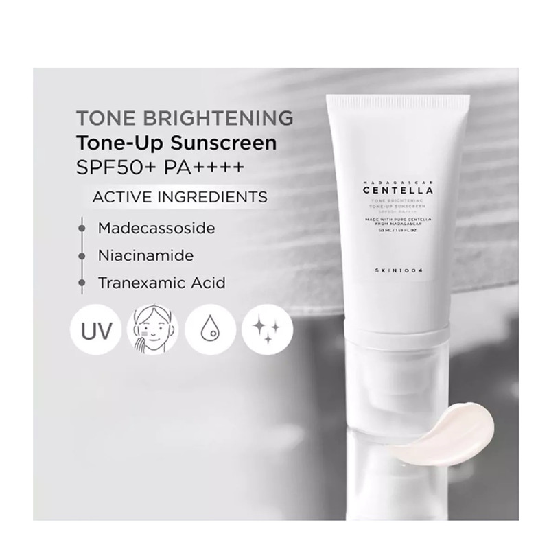 کرم ضد آفتاب سانتلا SPF 50 مدل Tone-Up Sunscreen مناسب پوستهای حساس حجم 50 میلیلیتر