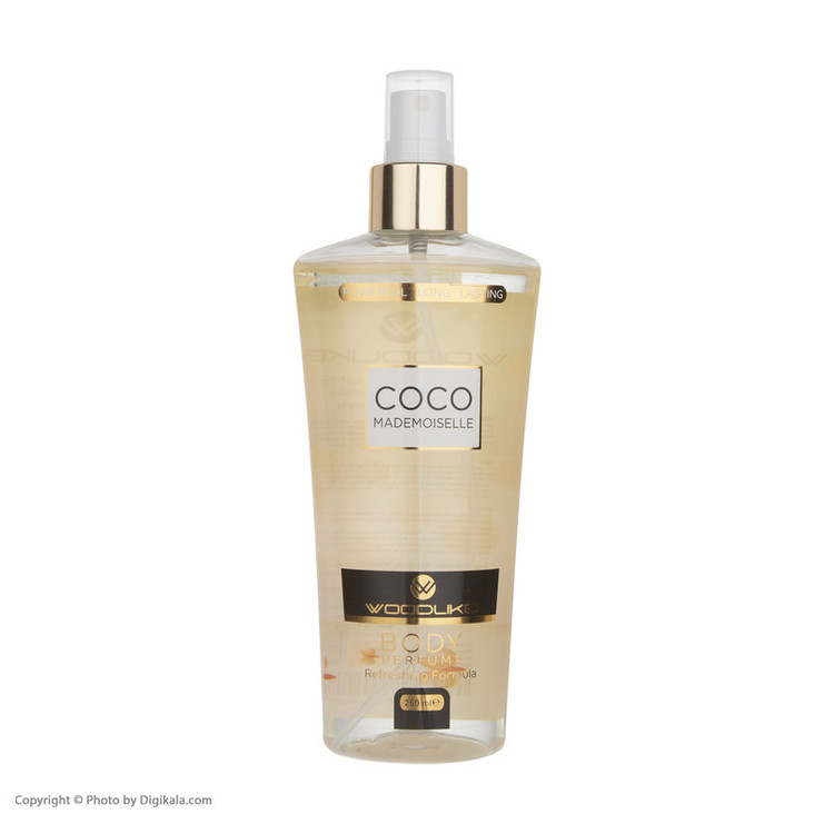 بادی اسپلش زنانه وودلایک مدل Coco حجم 250 میلی لیتر