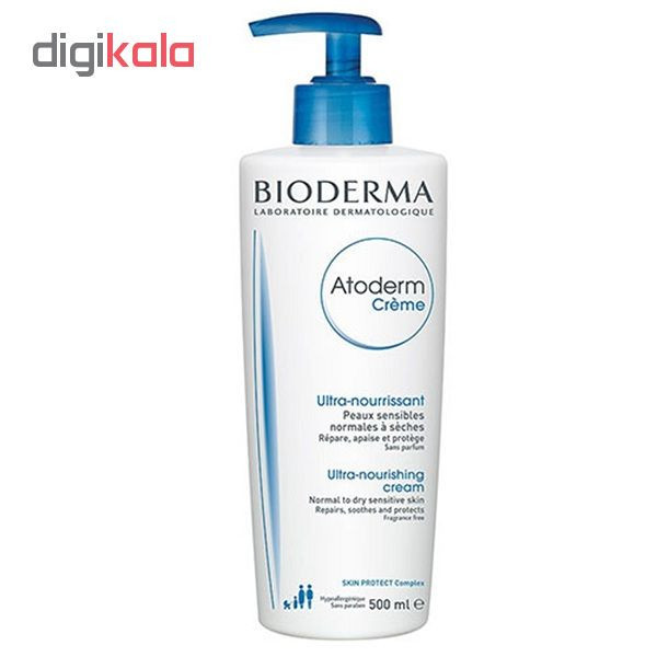 کرم مرطوب کننده بایودرما مدل Atoderm حجم 500 میلی لیتر