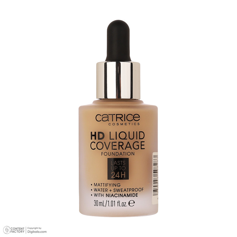 کرم پودر کاتریس مدل Liquid Coverage حجم 10 میلی لیتر