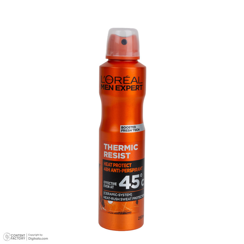 اسپری ضدتعریق مردانه لورآل مدل Thermic Resist حجم 250 میلیلیتر