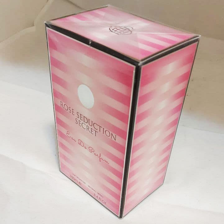 ادوپرفیوم زنانه فراگرنس ورد مدل ROSE SEDUCTION SECRET حجم 100 میلیلیتر