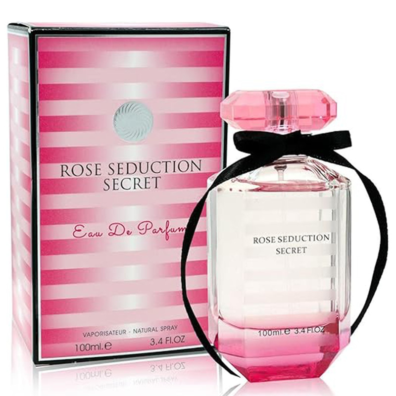 ادوپرفیوم زنانه فراگرنس ورد مدل Rose seduction secret حجم 100 میلیلیتر