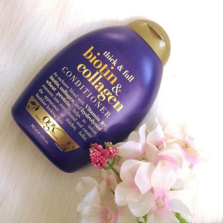 شامپو مو او جی ایکس مدل Biotin & Collagen حجم 385 میلیلیتر