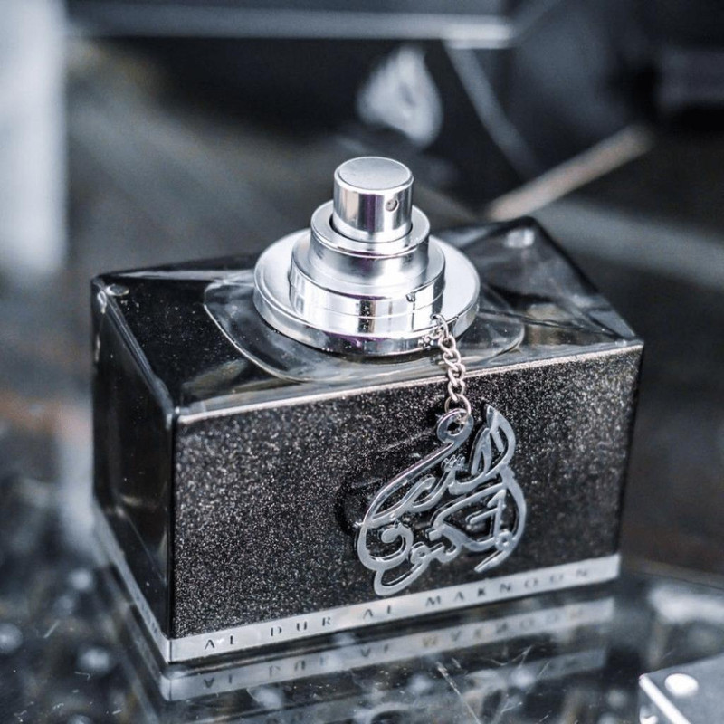 ادو پرفیوم مردانه لطافه مدل al dur al maknoon silver حجم 100 میلی لیتر
