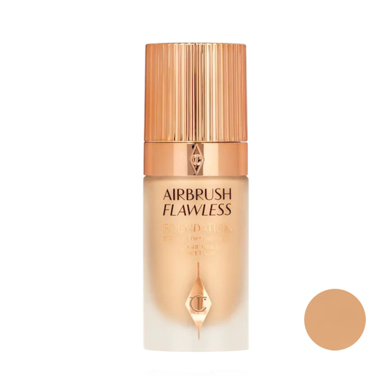 کرم پودر مایع SPF0 شارلوت تیلبری مدل Air Brush Warm شماره 5.5 مناسب برای
انواع پوست حجم 30 میلی لیتر