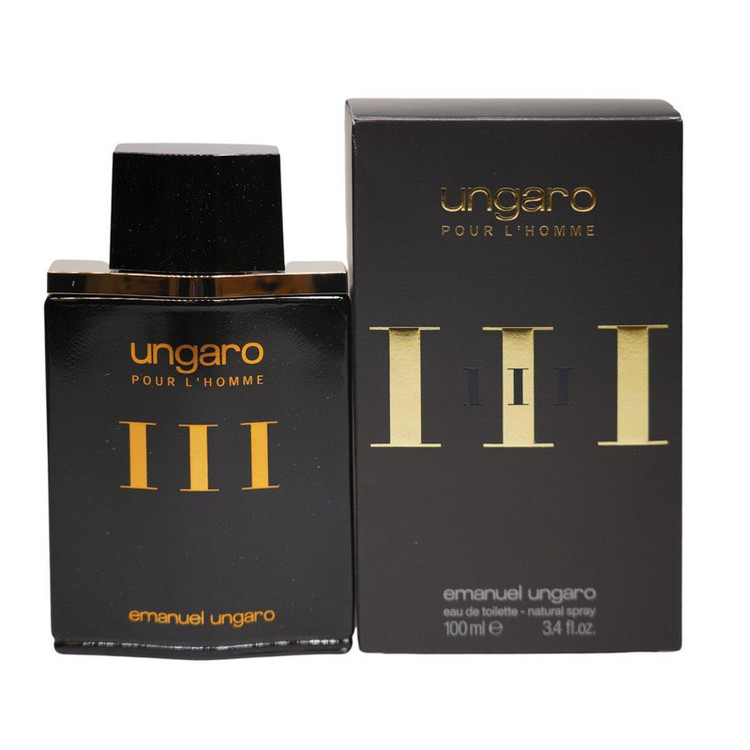 ادو تویلت مردانه امانویل اونگارو مدل Ungaro pour L'Homme III حجم 100 میلی لیتر