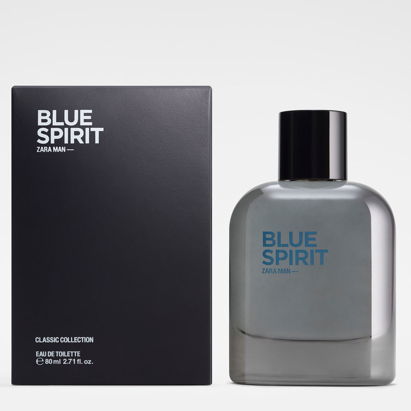 ادو تویلت مردانه زارا مدل Blue Spirit حجم 80 میلی لیتر