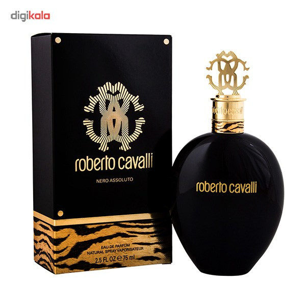 ادو پرفیوم زنانه روبرتو کاوالی مدل Roberto Cavalli Nero Assoluto حجم 75 میلی لیتر