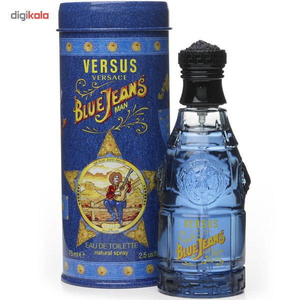 ادو تویلت مردانه ورساچه مدل Versus Blue Jeans حجم 75 میلی لیتر