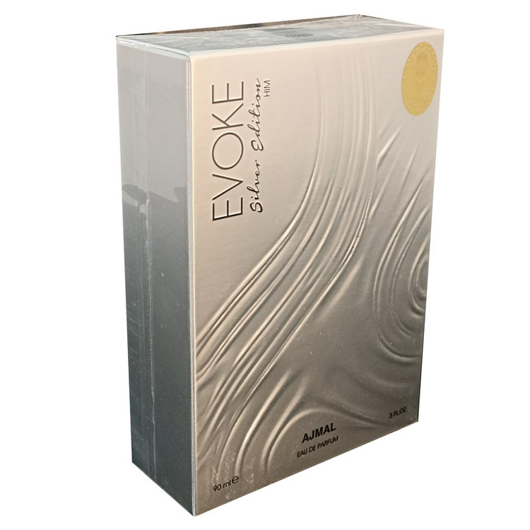 ادو پرفیوم مردانه اجمل مدل Evoke Silver Edition با رایحه گرم حجم 90 میلی لیتر