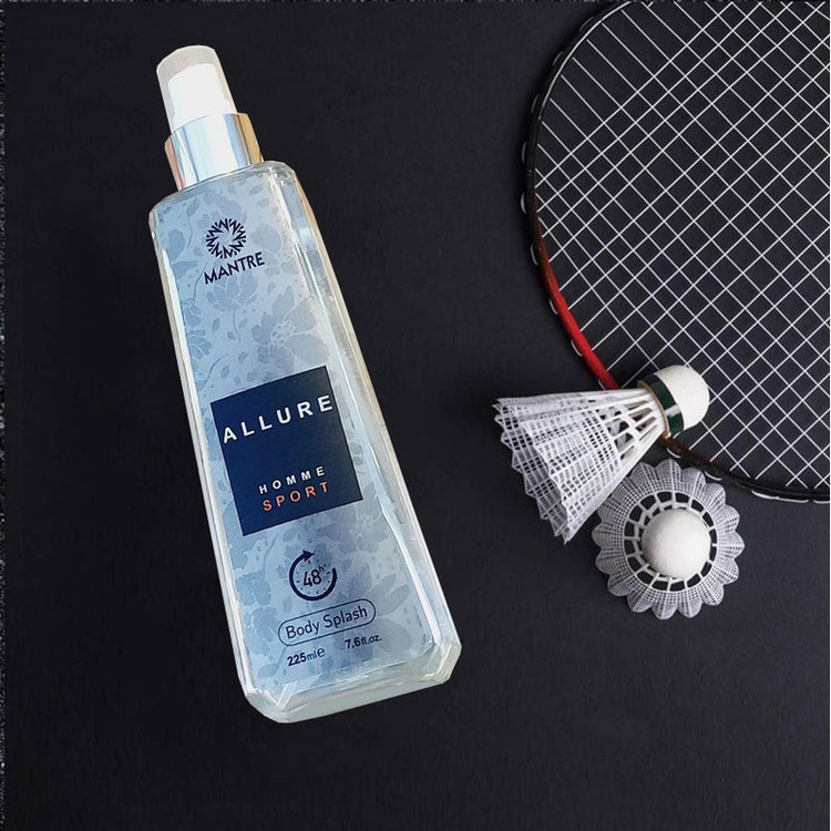 بادی اسپلش مردانه مانتره مدل ALLURE HOME SPORT حجم 225 میلی لیتر