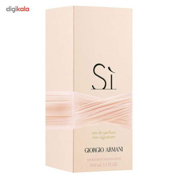 ادو پرفیوم زنانه جیورجیو آرمانی مدل Si Rose Signature حجم 100 میلی لیتر