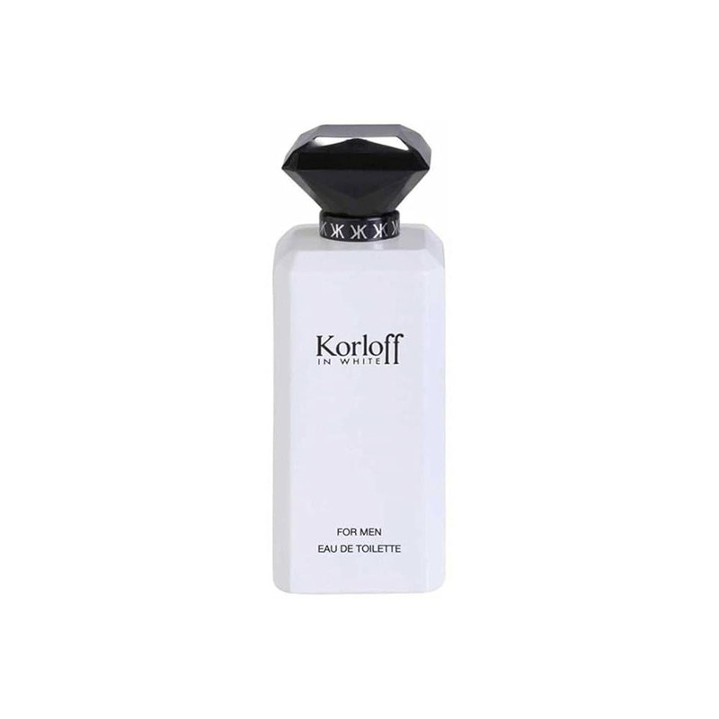 ادو تویلت مردانه کارلوف مدل IN WHITE با رایحه خنک حجم 88 میلی لیتر