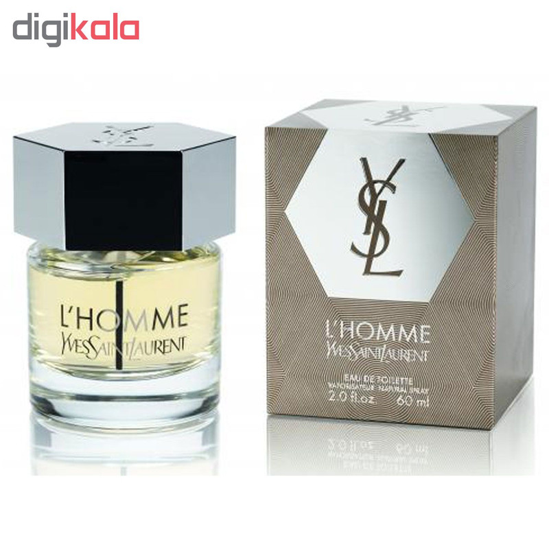 ادوتویلت مردانه ایو سن لوران مدل Lhomme حجم 60 میلی لیتر
