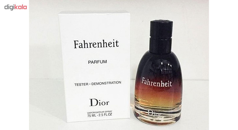 تستر ادو پرفیوم مردانه دیور مدل Fahrenheit حجم 75 میلی لیتر