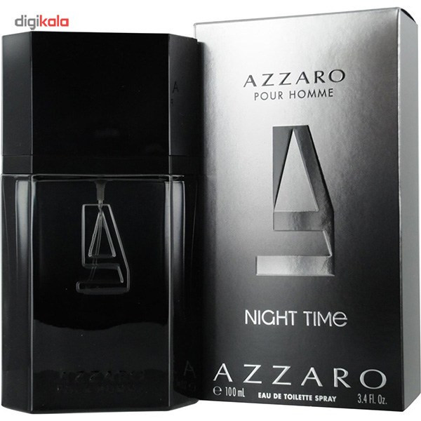 ادو تویلت مردانه آزارو مدل Azzaro Pour Homme Night Time حجم 100 میلی لیتر