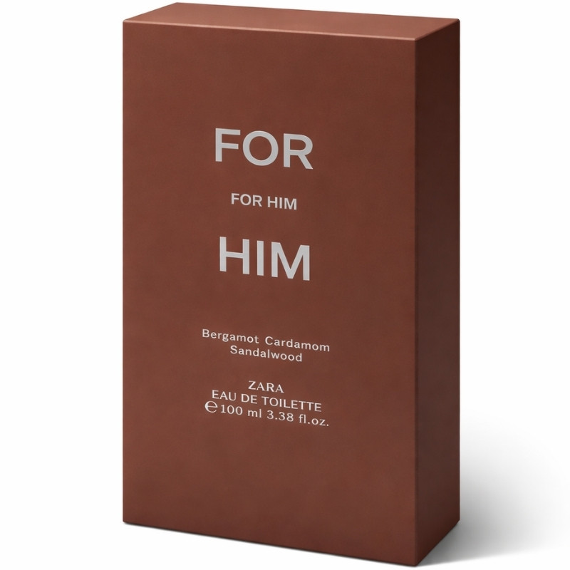 ادو تویلت مردانه زارا مدل For Him با رایحه گرم حجم 100 میلی لیتر