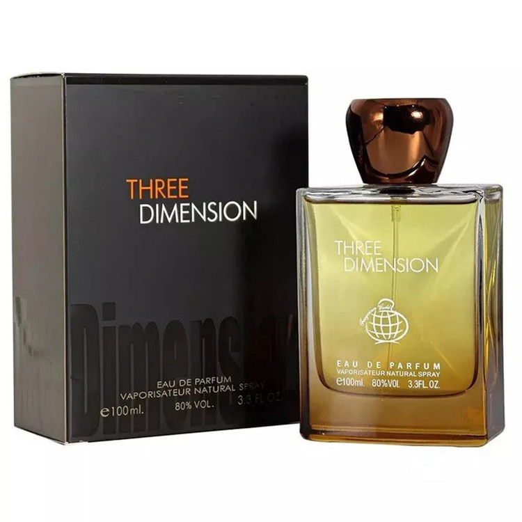 ادو پرفیوم مردانه فراگرنس ورد مدل Three Dimension حجم 100 میلی لیتر