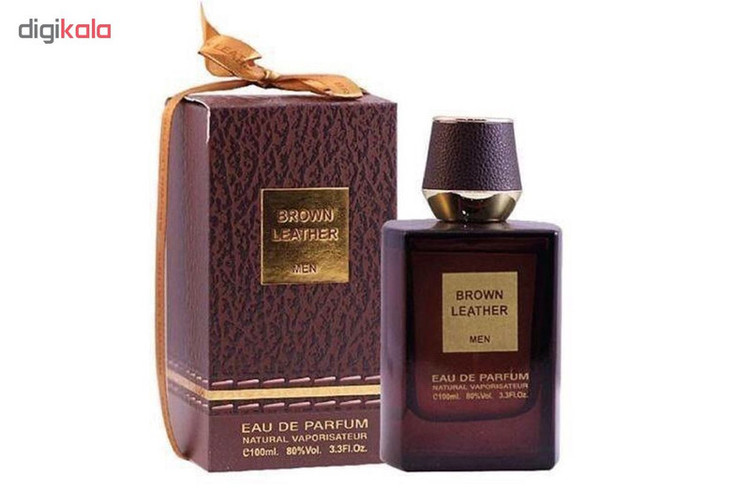 ادو پرفیوم مردانه فراگرنس ورد مدل Brown Leather intens حجم 100 میلی لیتر