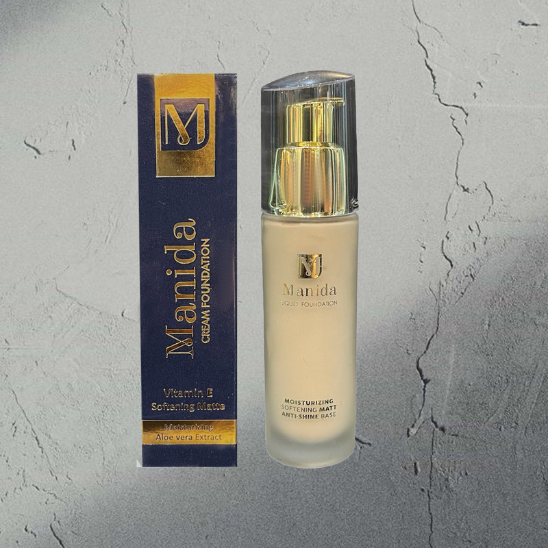 کرم پودر مانیدا مدل ANTI SHINE شماره 104 حجم 35 میلی لیتر