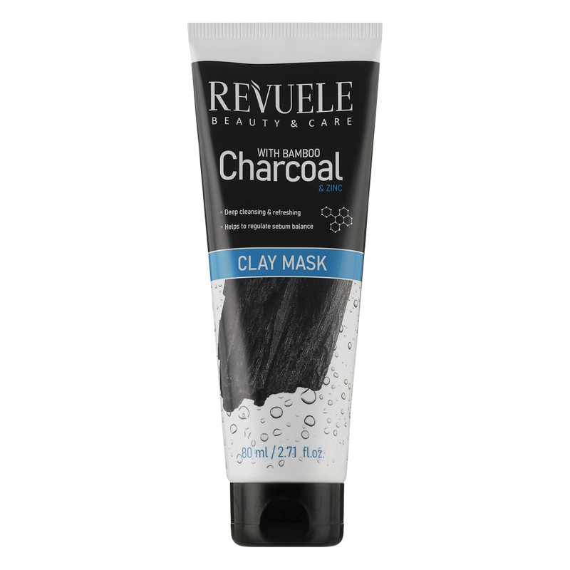ماسک صورت رووئله مدل Bamboo Charcoal حجم 80 میلی لیتر