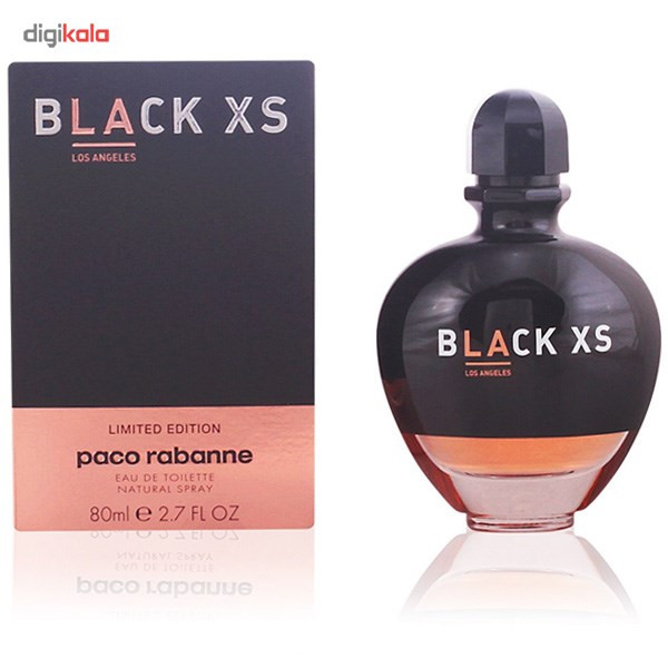 ادو تویلت زنانه پاکو رابان مدل Black XS Los Angeles for Her حجم 80 میلی لیتر