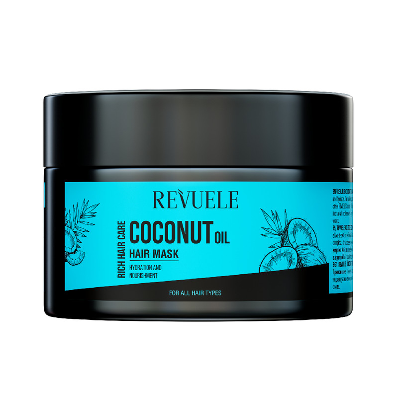 ماسک مو رووئله مدل COCONUT OIL حجم 360 میلی لیتر