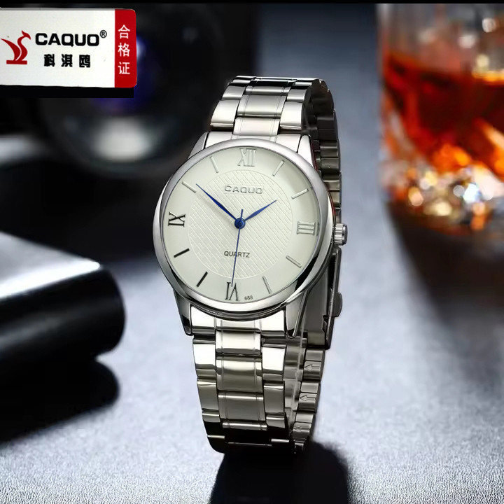 ساعت مچی عقربهای کوارتز مردانه کاکیو مدل کلاسیک استایل کد CA-US