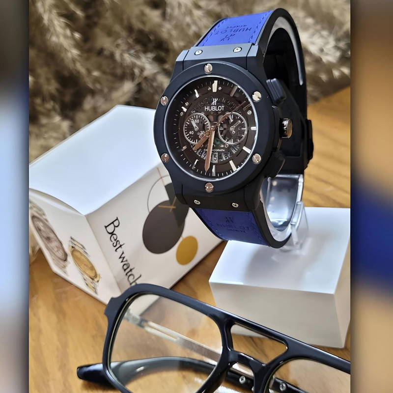 ساعت مچی عقربه ای زنانه مدل بیگ بنگ اسکلتونMshk_blu02