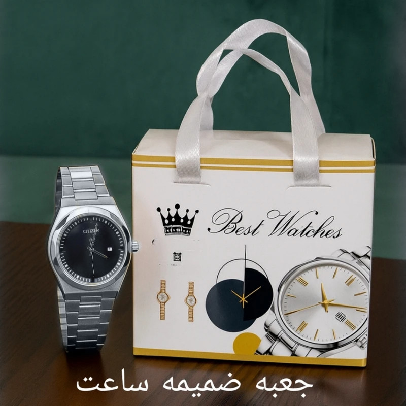 ساعت مچی عقربهای کوارتز مردانه مدل صفحه کلاسیک مهندسی کد 001