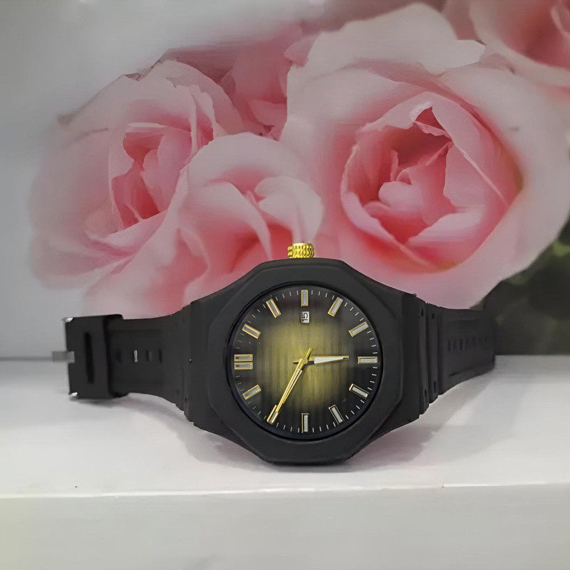 ساعت مچی عقربهای کوارتز مردانه مدل بند پیو ضد آلرژی کد 109