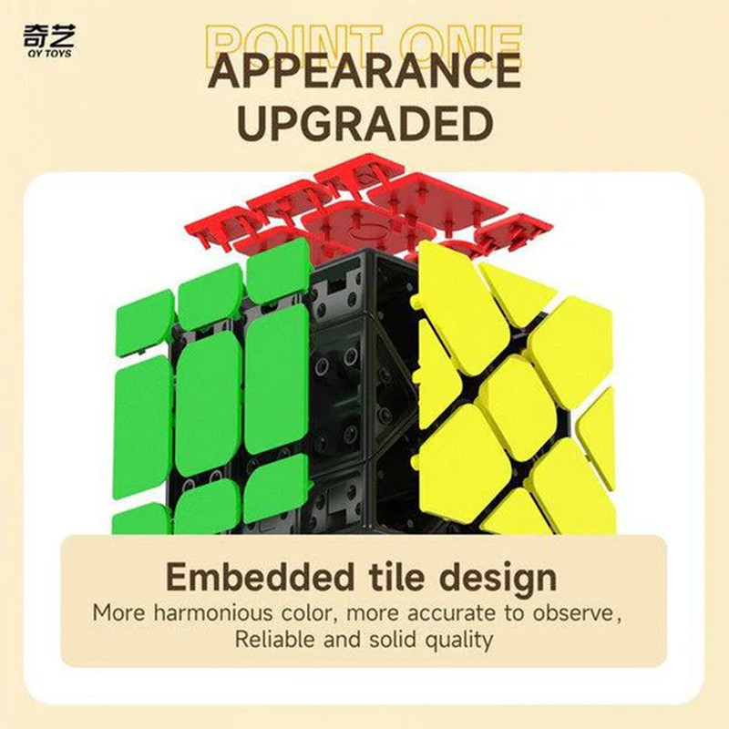 روبیک چی ای مدل فیشر اس کای وای تایل QY Fisher Cube S Tiled