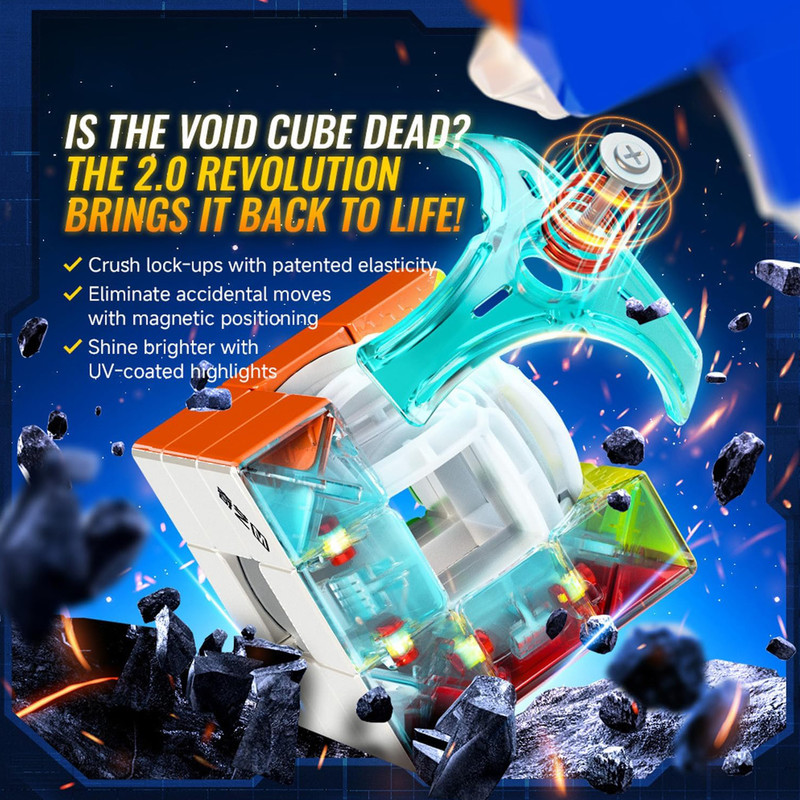 روبیک چی ای مدل میان تهی وید کای وای 3×3 QY Racing Void