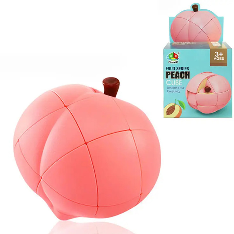 مکعب روبیک فنکسین مدل میوه ای هلو 3×3 FanXin Fruit cube – Peach
