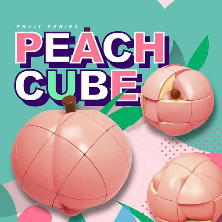 مکعب روبیک فنکسین مدل میوه ای هلو 3×3 FanXin Fruit cube – Peach