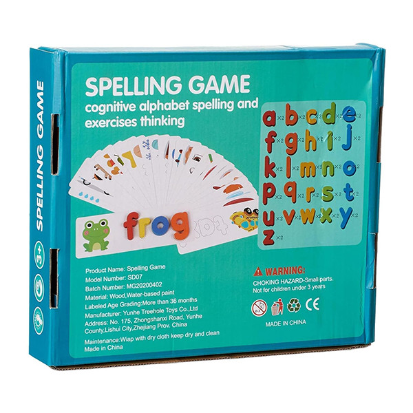 بازی آموزشی انگلیسی مدل Spelling Game مجموعه 80 عددی