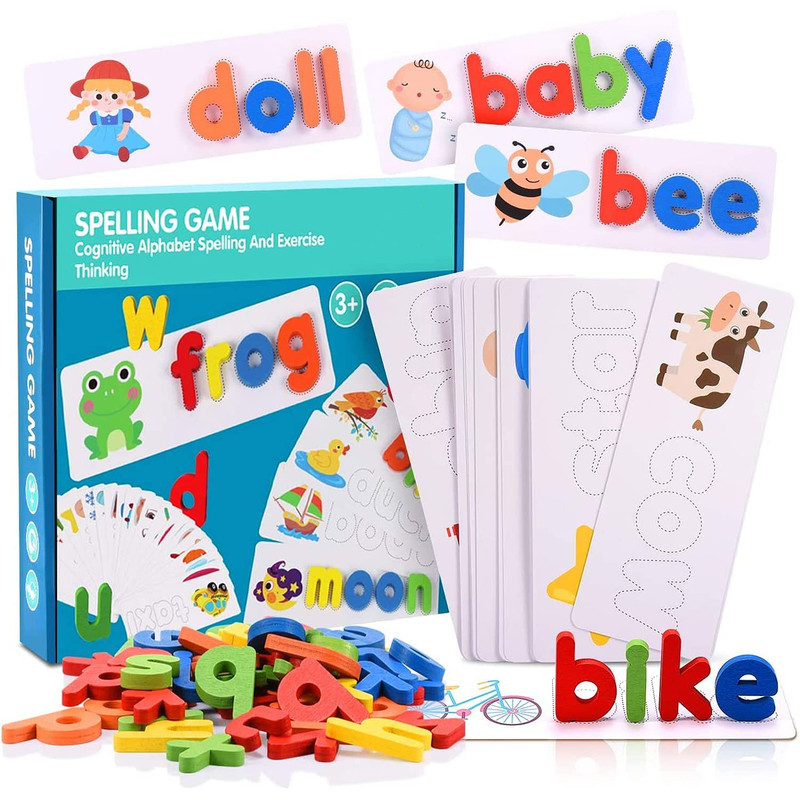 بازی آموزشی انگلیسی مدل Spelling Game مجموعه 80 عددی