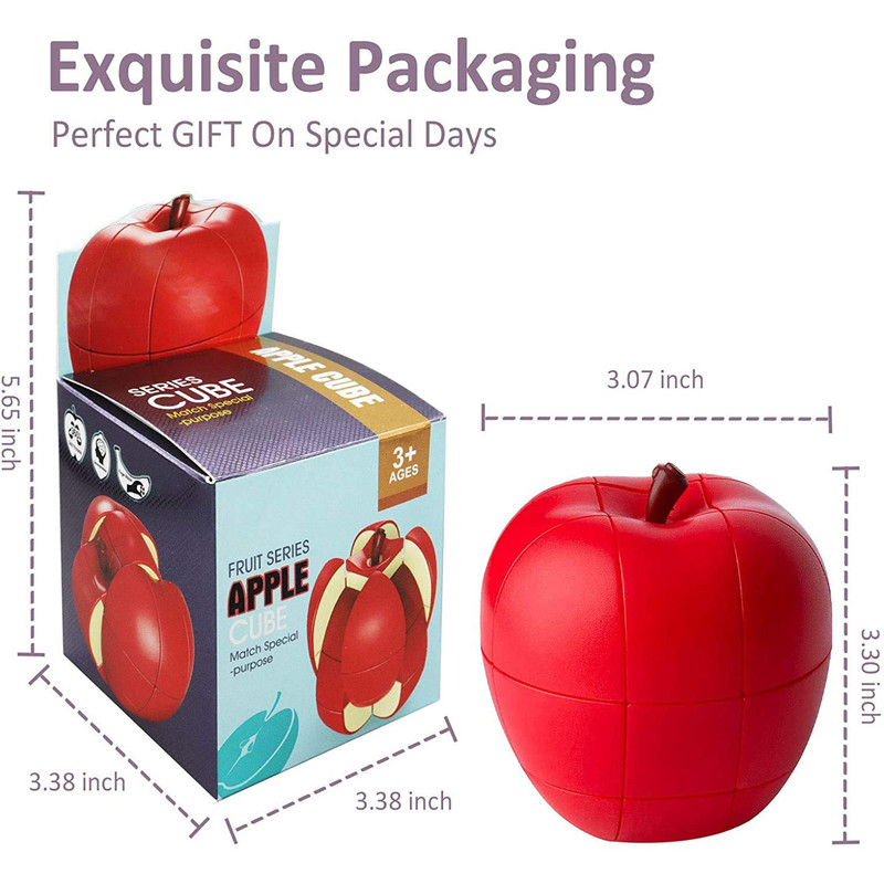 مکعب روبیک فنکسین مدل میوه ای سیب 3×3 FanXin Fruit cube – Apple