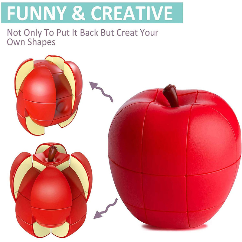 مکعب روبیک فنکسین مدل میوه ای سیب 3×3 FanXin Fruit cube – Apple