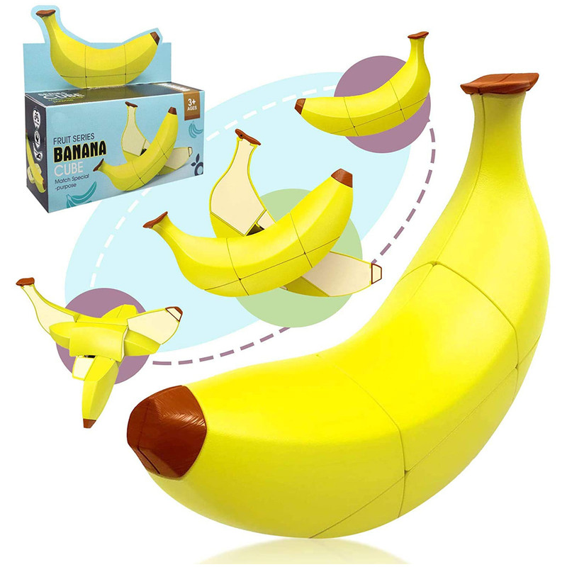 مکعب روبیک فنکسین مدل میوه ای موز 3×2×2 FanXin Fruit cube – Banana