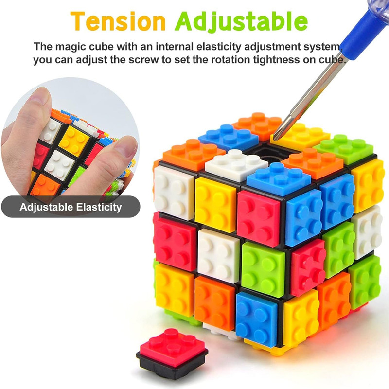 مکعب روبیک فنکسین مدل لگویی 3×3 FanXin 3×3 Lego