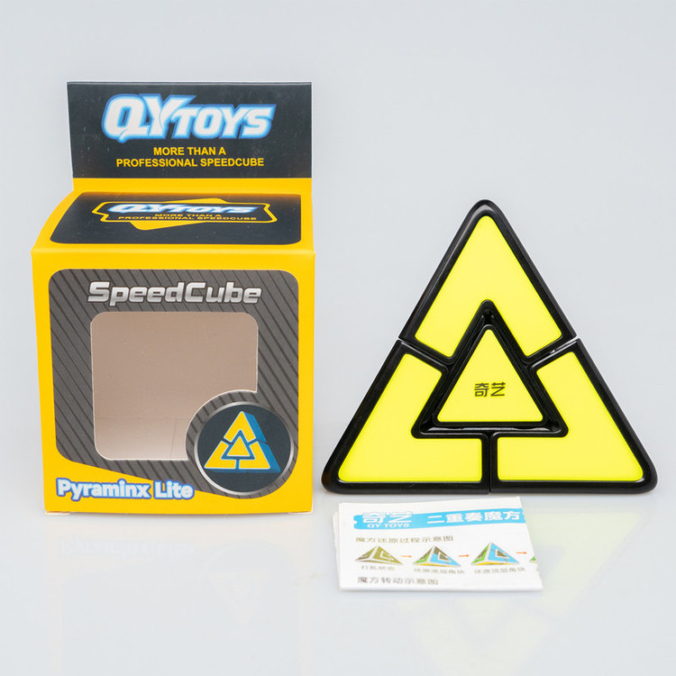 مکعب روبیک چی ای مدل هرم دوقلوی لایت کای وای QY Pyraminx Lite