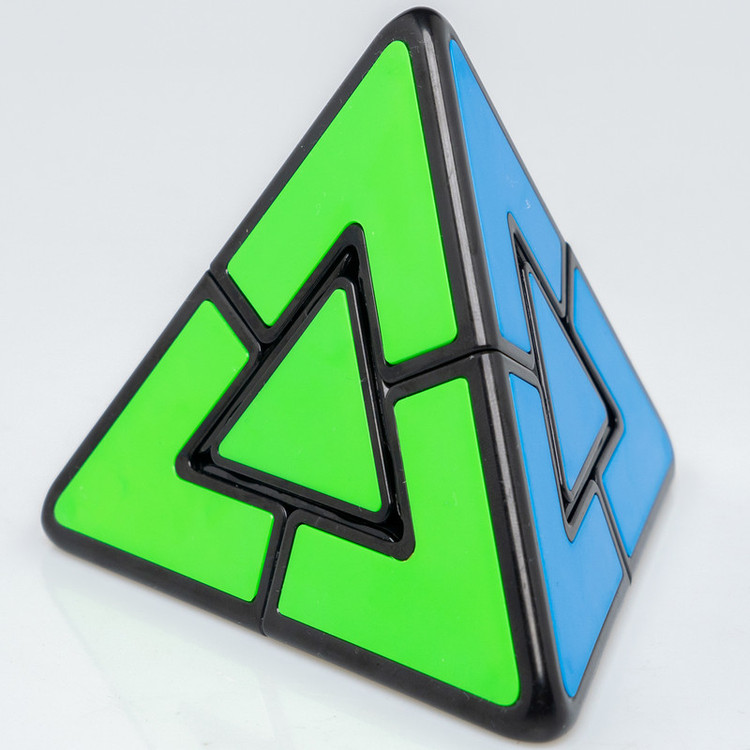 مکعب روبیک چی ای مدل هرم دوقلوی لایت کای وای QY Pyraminx Lite