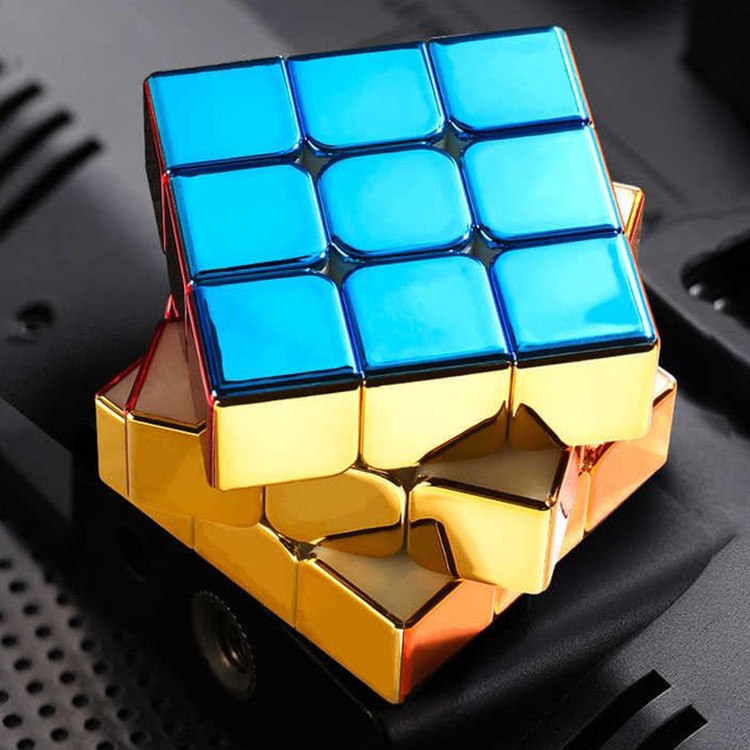 مکعب روبیک شنگ شو مدل متالیک مگنت 3×3 Sengso Magnetic Metallic
