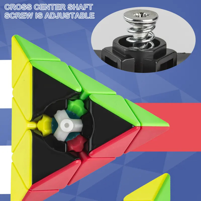 مکعب روبیک چی ای مدل هرم کای وای 3×3 QY Pyraminx Qiming S2
