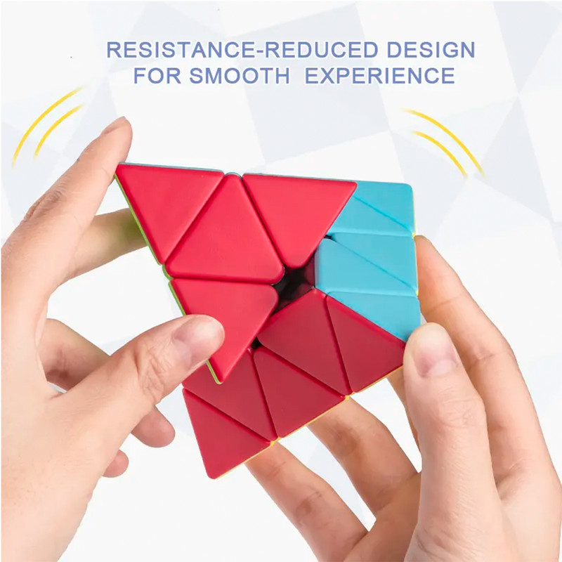 مکعب روبیک چی ای مدل هرم کای وای 3×3 QY Pyraminx Qiming S2