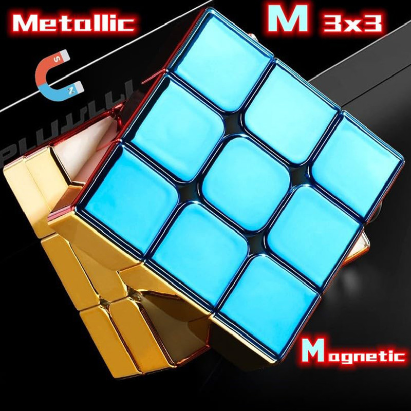 مکعب روبیک شنگ شو مدل متالیک مگنت 3×3 Sengso Magnetic Metallic