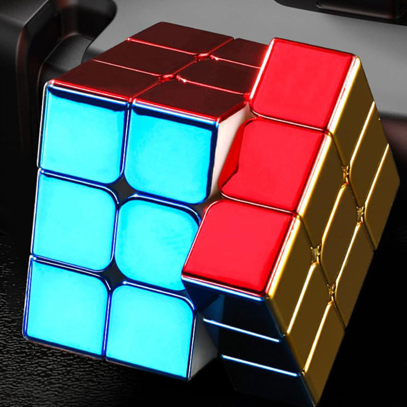 مکعب روبیک شنگ شو مدل متالیک مگنت 3×3 Sengso Magnetic Metallic